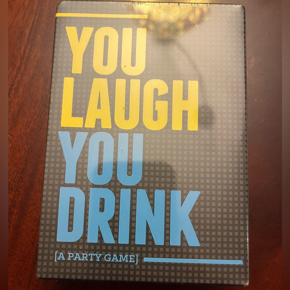 NWT Francesca's Collections You Laugh You Drink Adult Party Game.